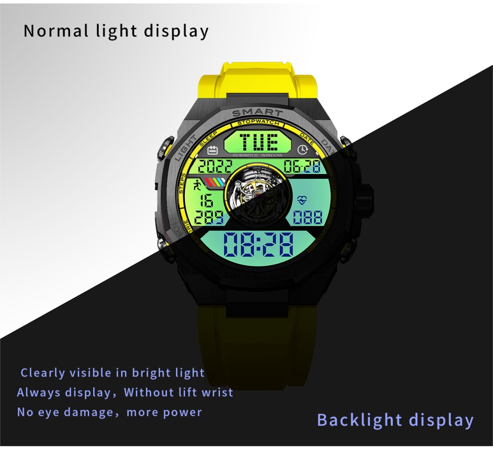 LANKZET Hybrid Watch/Tourbillon Mechanical Smartwatch TX6025202