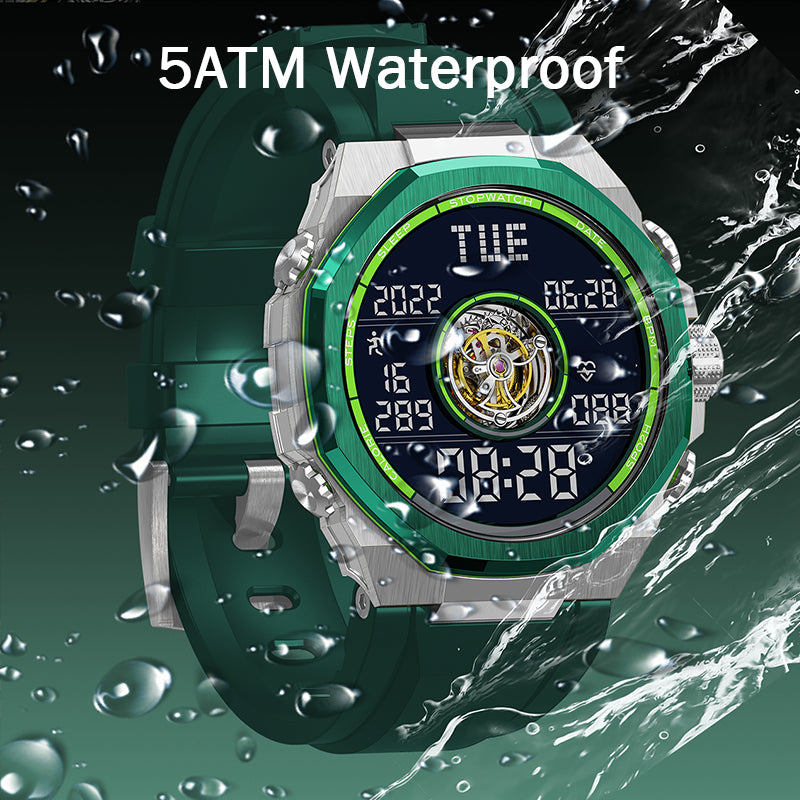 LANKZET Hybrid Watch/Tourbillon Mechanical Smartwatch TX6021005