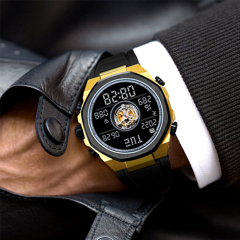 LANKZET Tourbillon Mechanical Smartwatch TX6027004 Hybrid watch